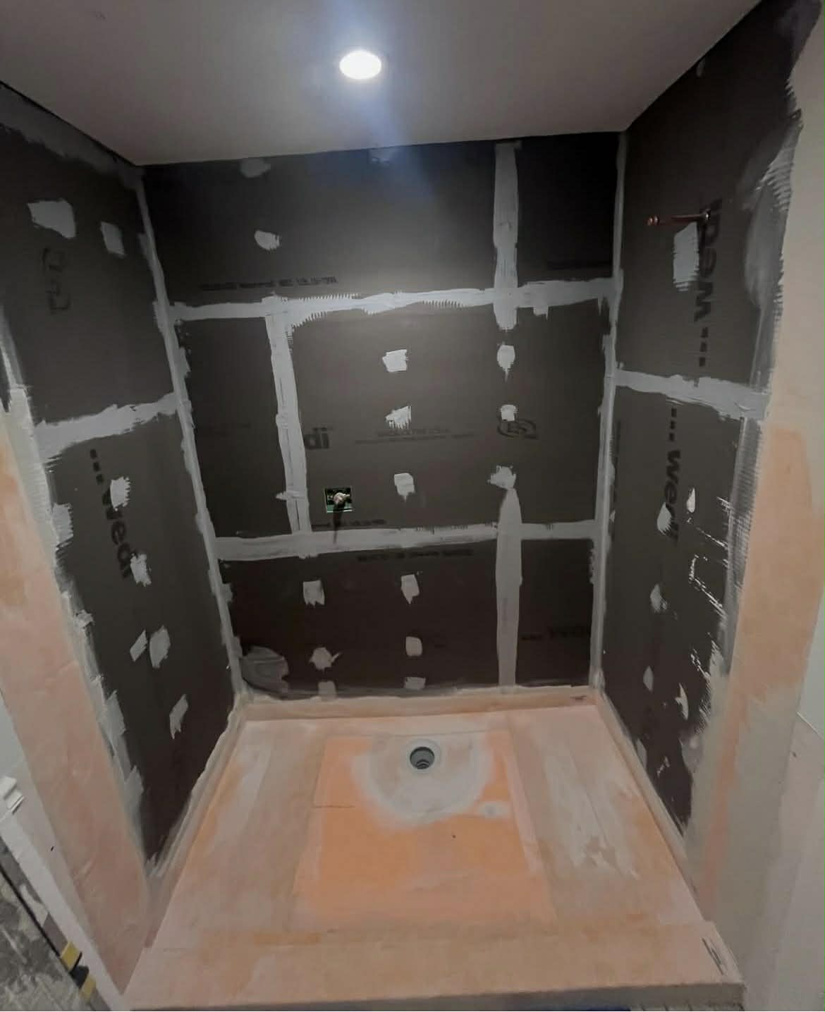 Shower before renovation